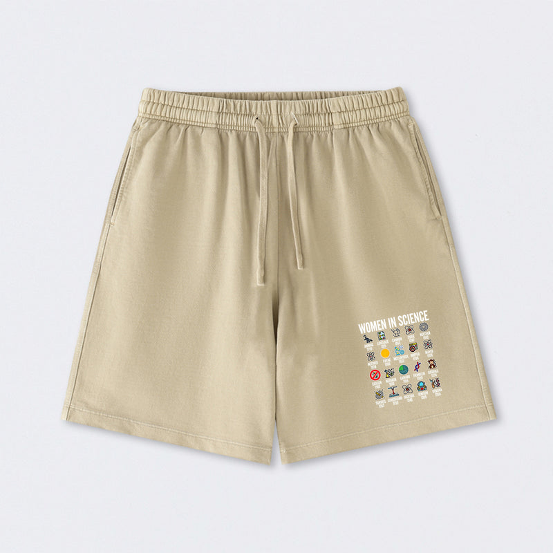 Women in Science Washed Shorts