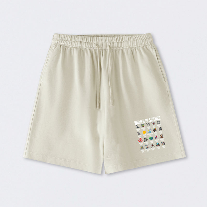 Women in Science Washed Shorts