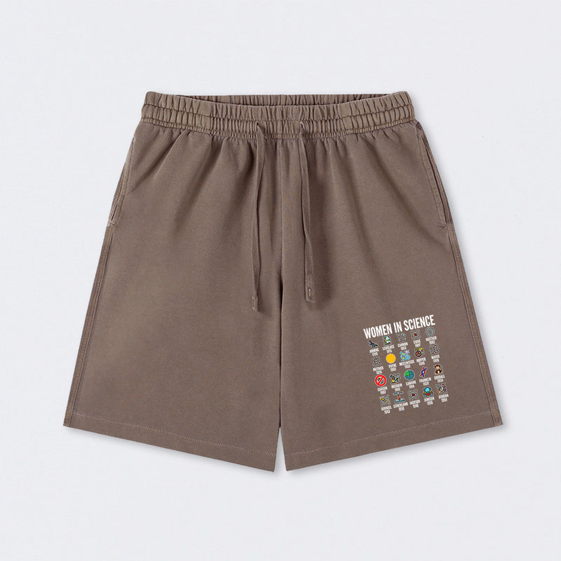 Women in Science Washed Shorts