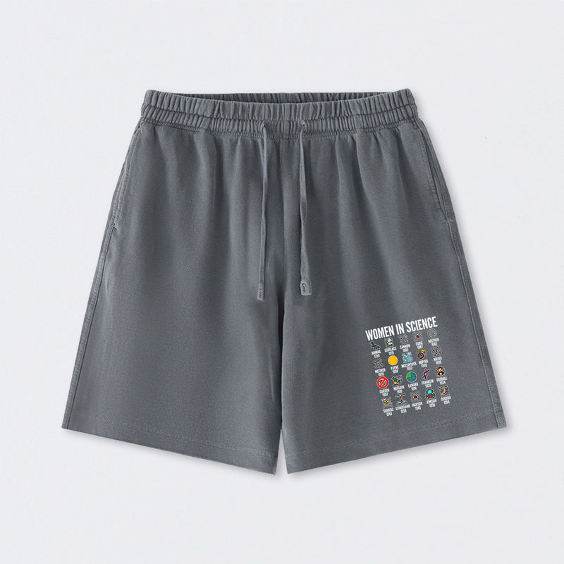 Women in Science Washed Shorts