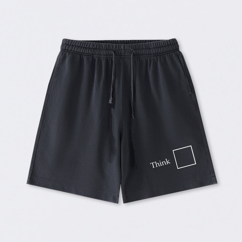 Think Outside the Box Washed Shorts