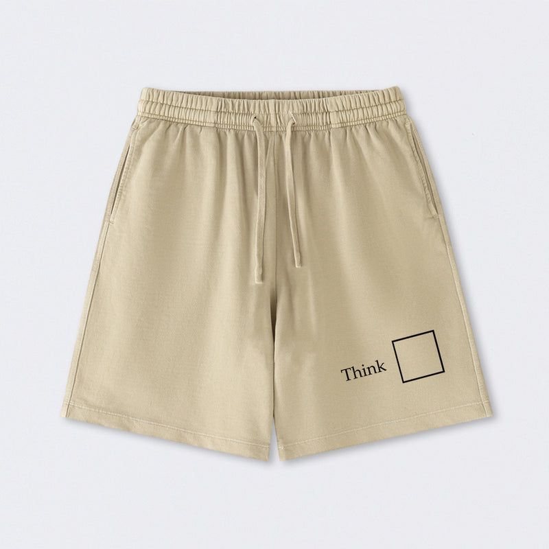 Think Outside the Box Washed Shorts