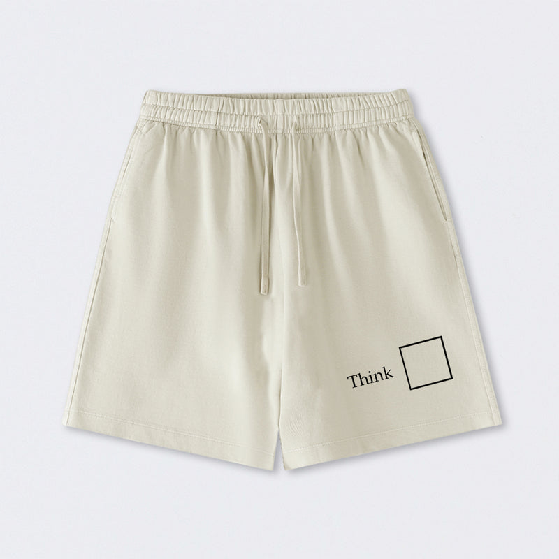 Think Outside the Box Washed Shorts