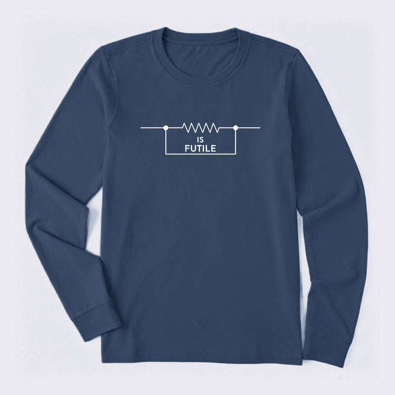 Funny Engineer Resistor Science Long Sleeve T-Shirt