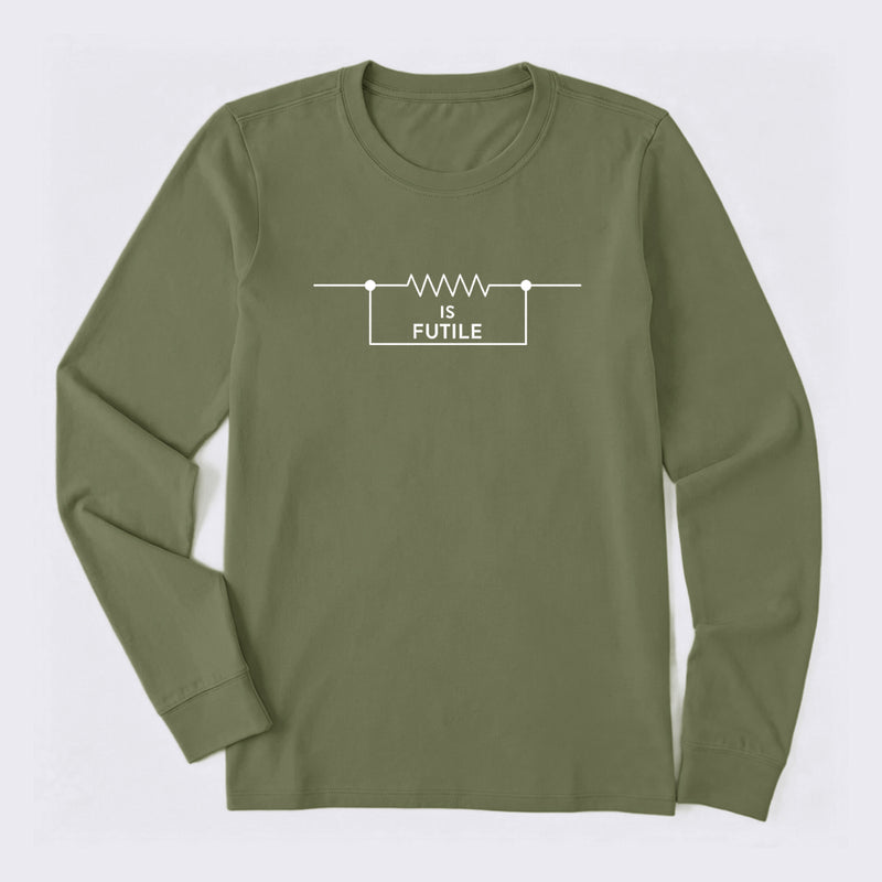 Funny Engineer Resistor Science Long Sleeve T-Shirt