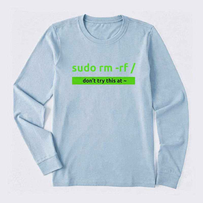 Sudo Linux Programming Command Long Sleeve T-Shirt