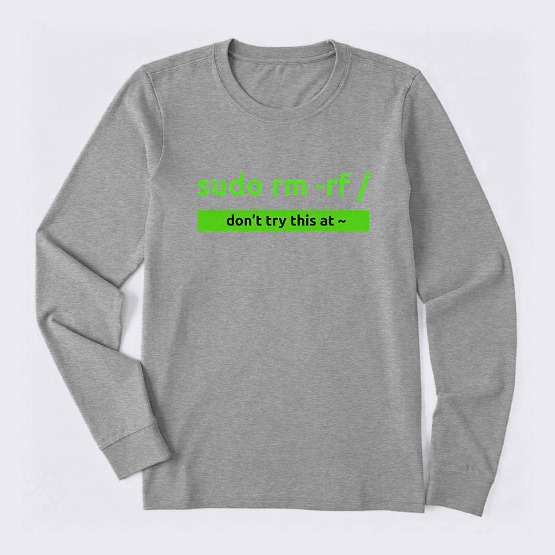 Sudo Linux Programming Command Long Sleeve T-Shirt
