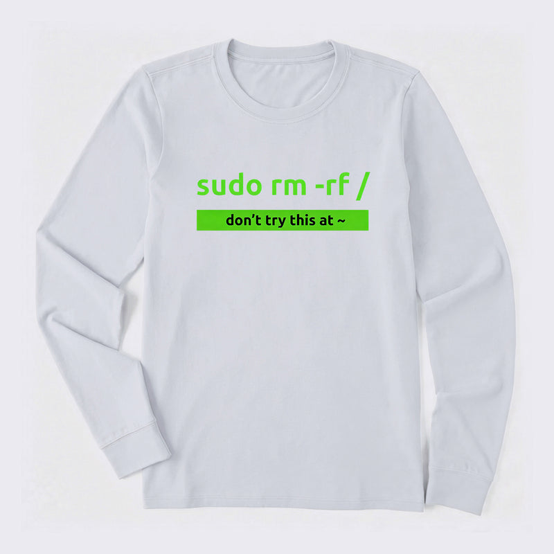 Sudo Linux Programming Command Long Sleeve T-Shirt