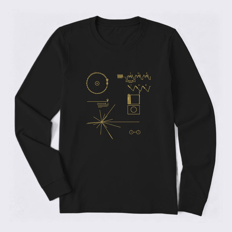 The Voyager Golden Record Long Sleeve T-Shirt