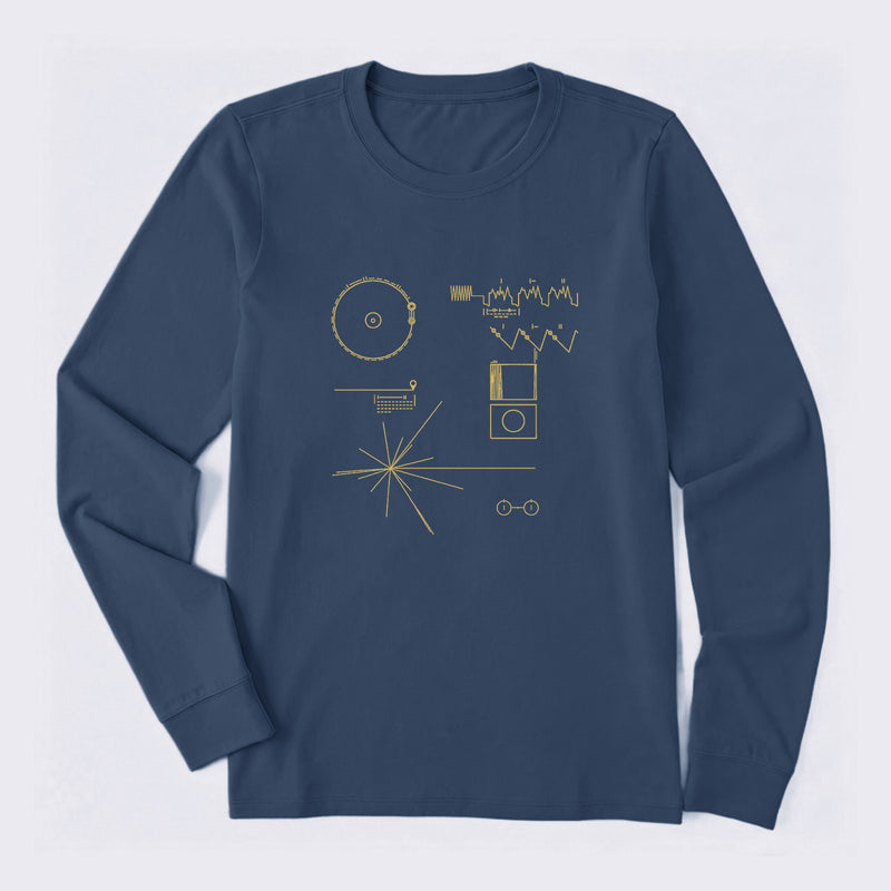 The Voyager Golden Record Long Sleeve T-Shirt