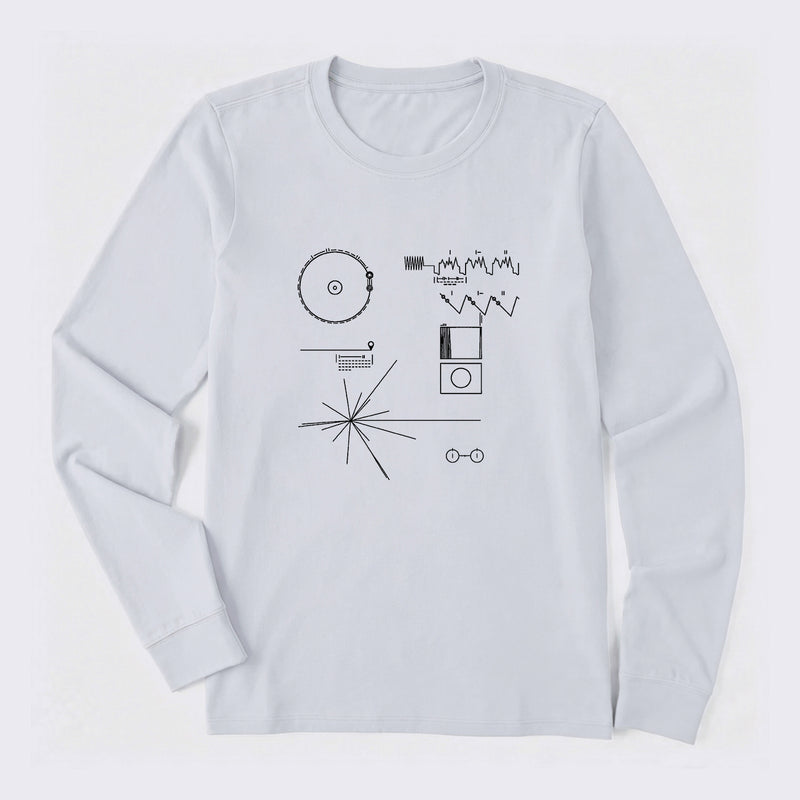 The Voyager Golden Record Long Sleeve T-Shirt