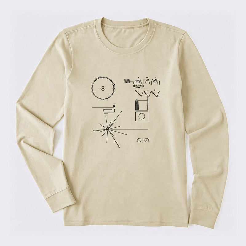 The Voyager Golden Record Long Sleeve T-Shirt