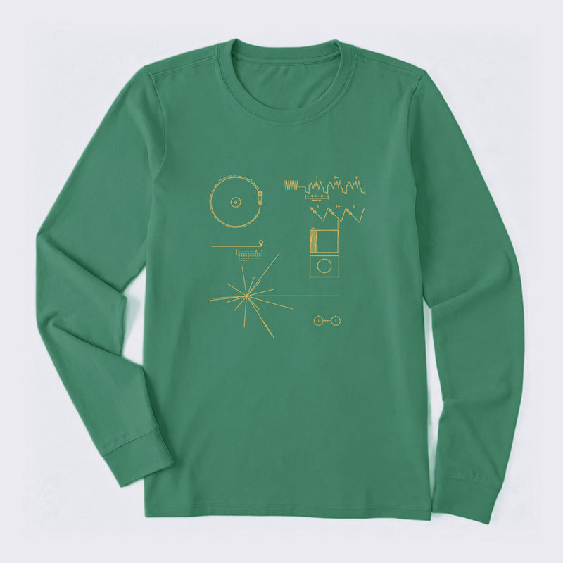 The Voyager Golden Record Long Sleeve T-Shirt
