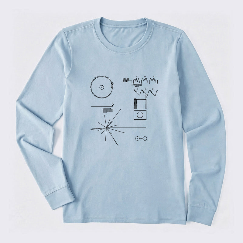 The Voyager Golden Record Long Sleeve T-Shirt