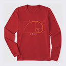Fibonacci Math Art Science Engineer Long Sleeve T-Shirt