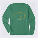 Fibonacci Math Art Science Engineer Long Sleeve T-Shirt