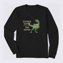Equations Of Motion Science Velociraptor Long Sleeve T-Shirt