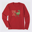 Equations Of Motion Science Velociraptor Long Sleeve T-Shirt