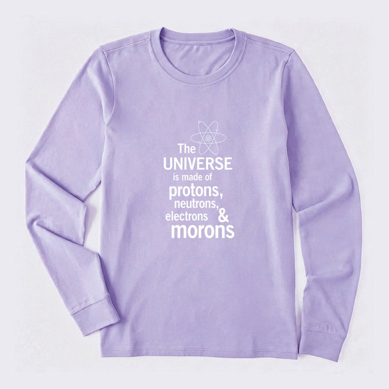 The composition of the universe Science Long Sleeve T-Shirt