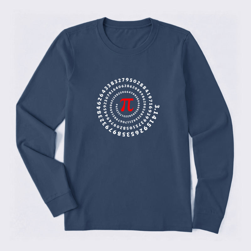Pi Science Number Sequence Classic Long Sleeve T-Shirt