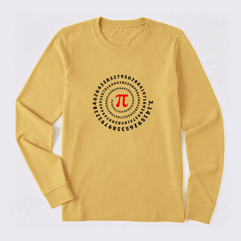 Pi Science Number Sequence Classic Long Sleeve T-Shirt