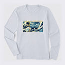 The Great Fibonacci Wave Science Long Sleeve T-Shirt