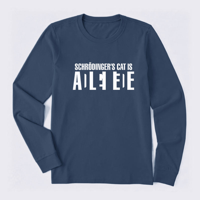 Schr?dinger's Cat ADLEIAVDE Science Long Sleeve T-Shirt