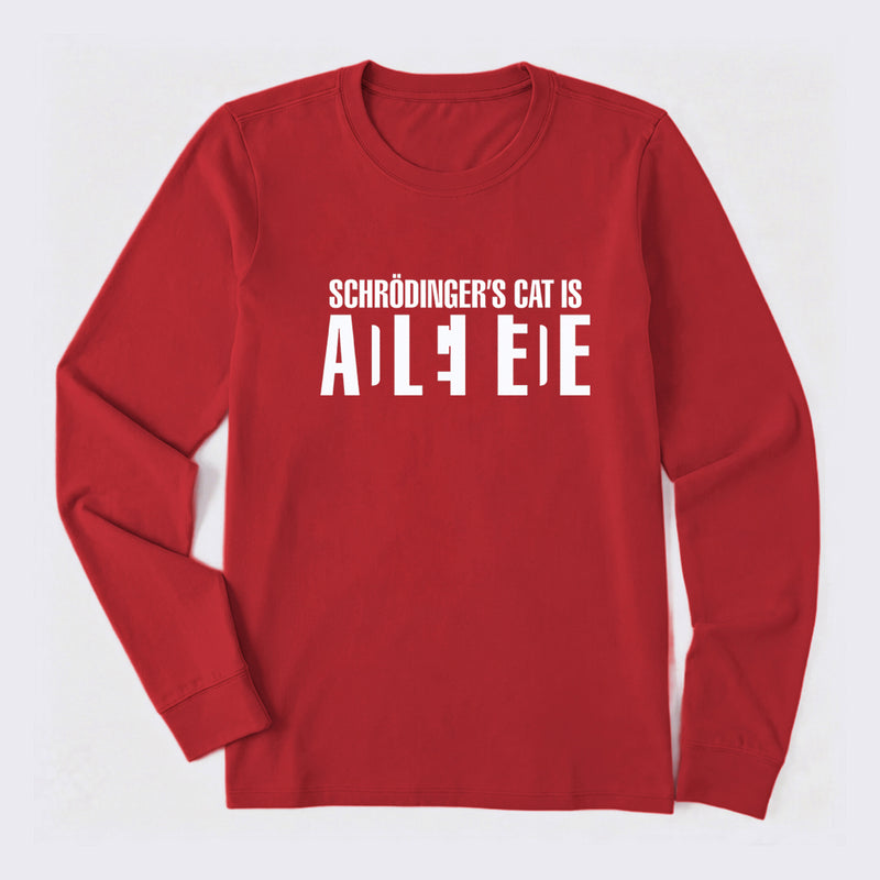 Schr?dinger's Cat ADLEIAVDE Science Long Sleeve T-Shirt