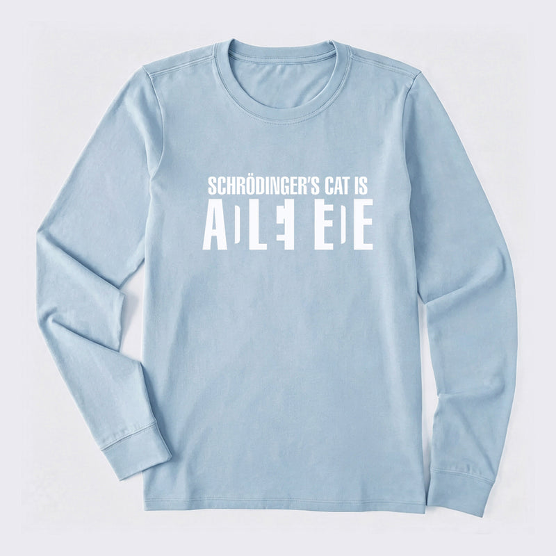 Schr?dinger's Cat ADLEIAVDE Science Long Sleeve T-Shirt