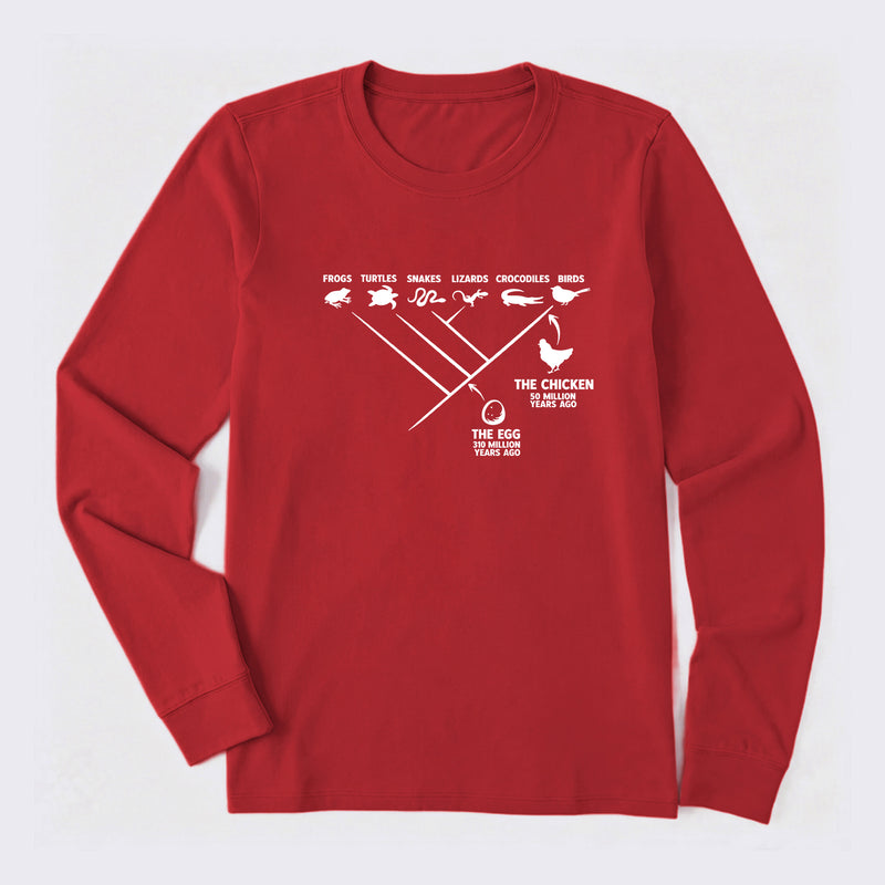 The Chicken And The Egg Long Sleeve T-Shirt