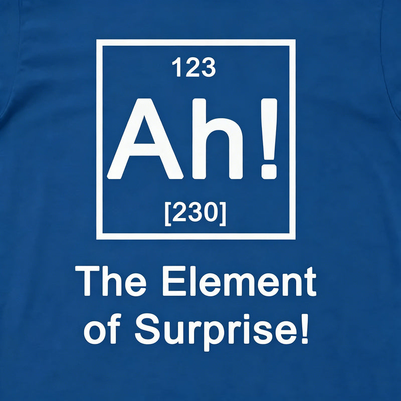 Ah! The element of surprise Long Sleeve T-Shirt