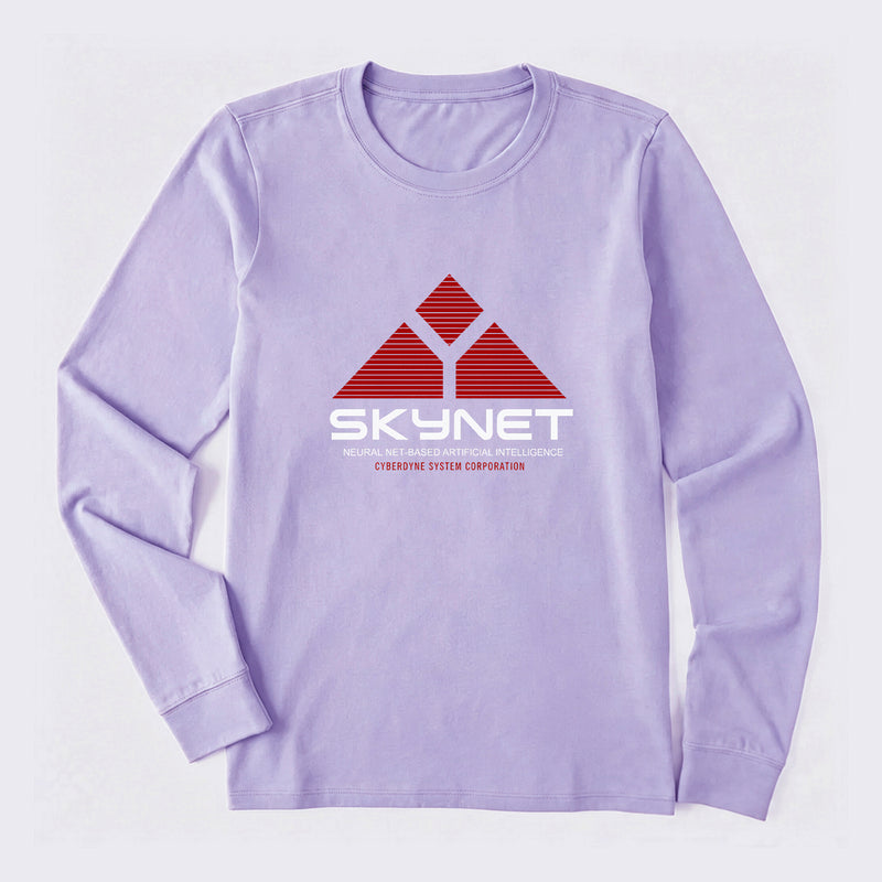 Skynet Neural Net Based Artificial Intelligence Long Sleeve T-Shirt