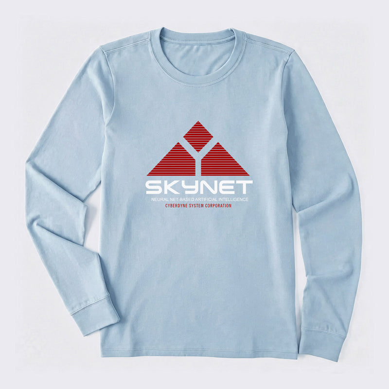 Skynet Neural Net Based Artificial Intelligence Long Sleeve T-Shirt