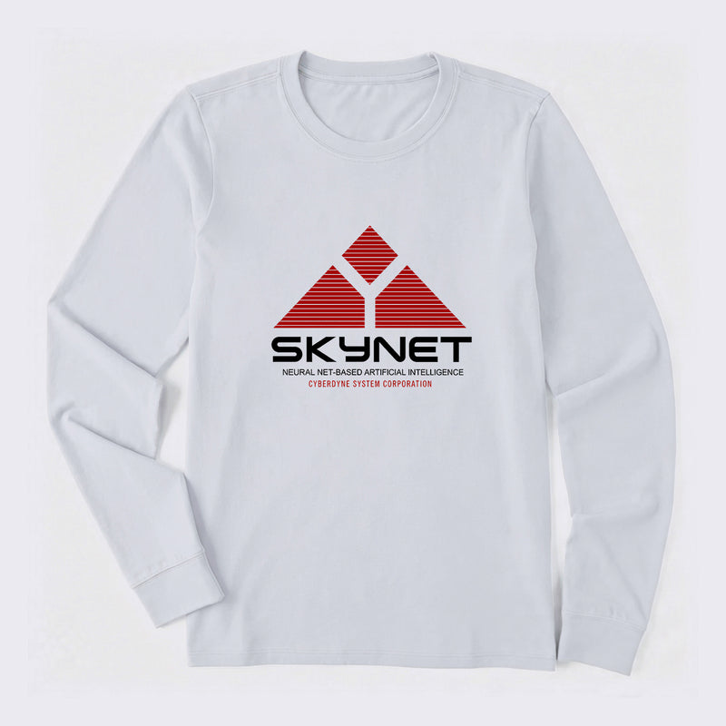 Skynet Neural Net Based Artificial Intelligence Long Sleeve T-Shirt