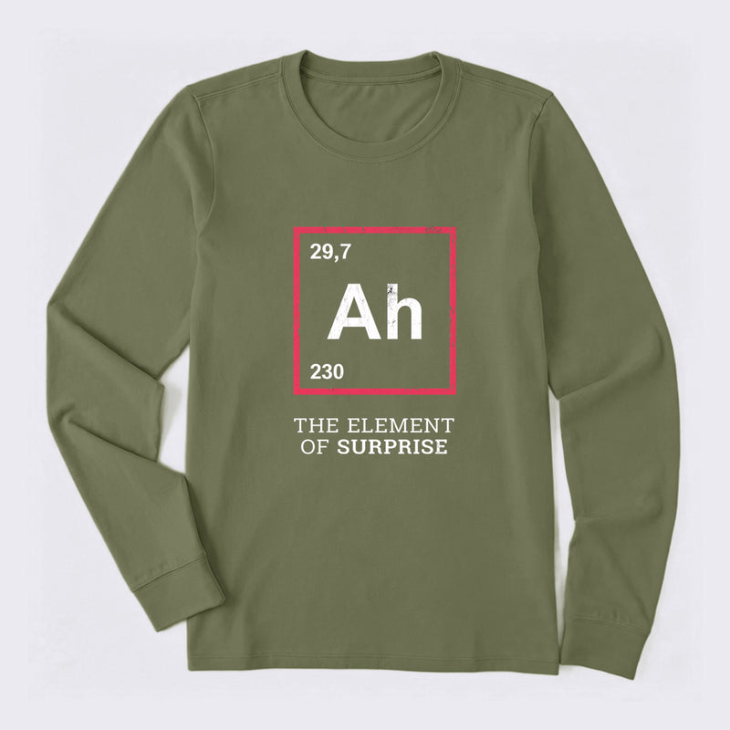 Ah! The Element Of Surprise Long Sleeve T-Shirt