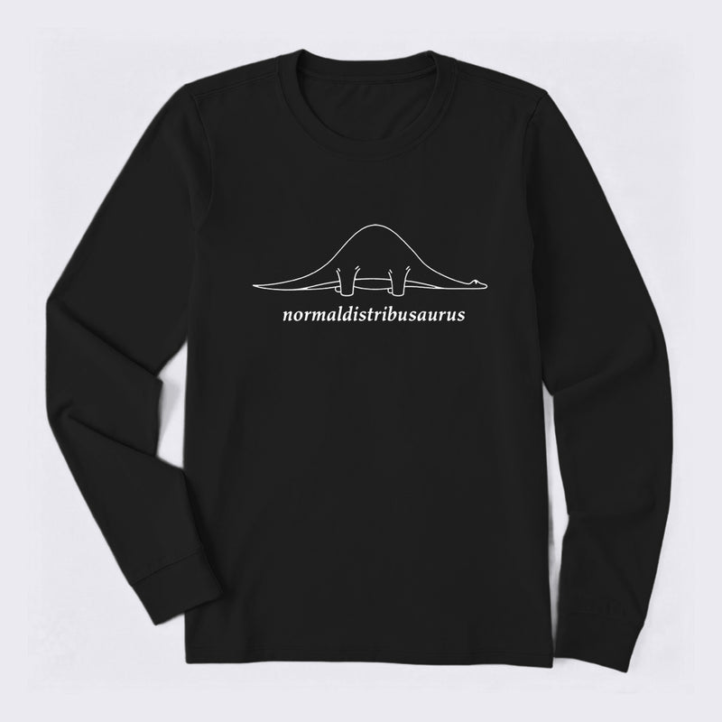 Normal Distribution Dinosaur Long Sleeve T-Shirt
