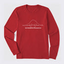 Normal Distribution Dinosaur Long Sleeve T-Shirt