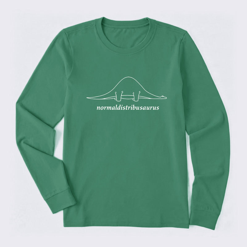 Normal Distribution Dinosaur Long Sleeve T-Shirt