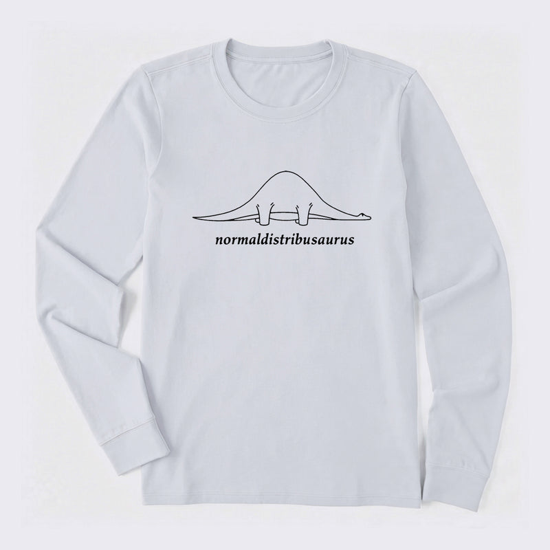 Normal Distribution Dinosaur Long Sleeve T-Shirt