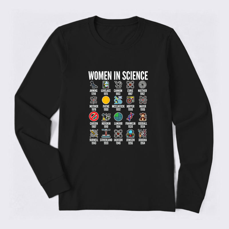 Women in Science Long Sleeve T-Shirt
