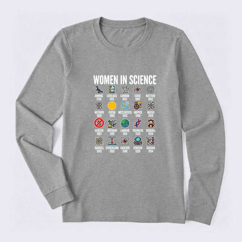 Women in Science Long Sleeve T-Shirt