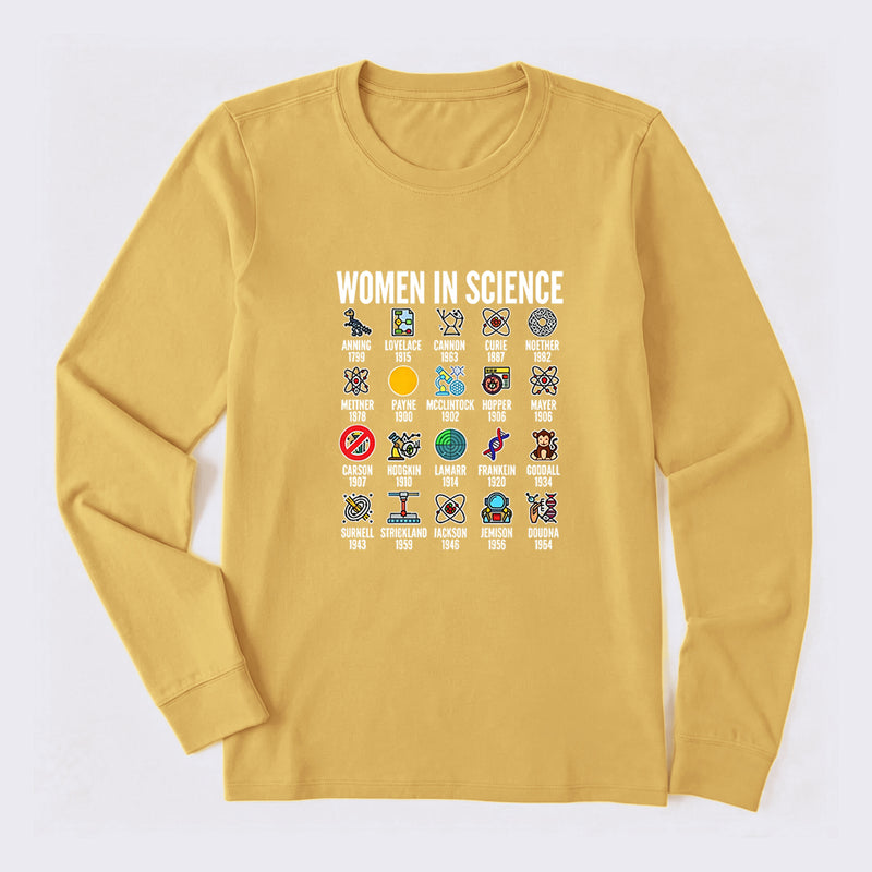 Women in Science Long Sleeve T-Shirt