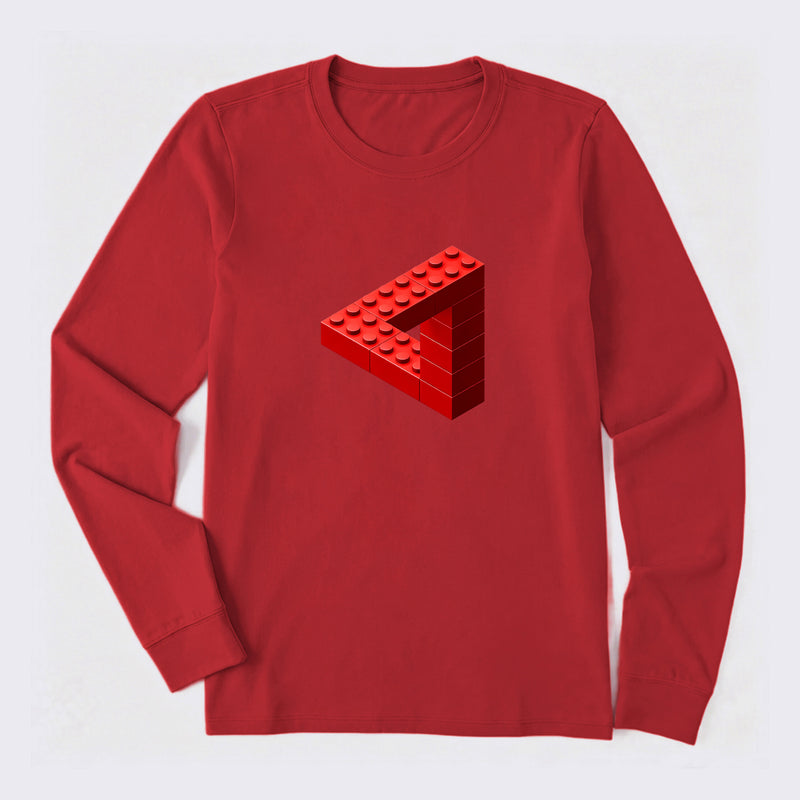 Escher Toy Bricks Long Sleeve T-Shirt