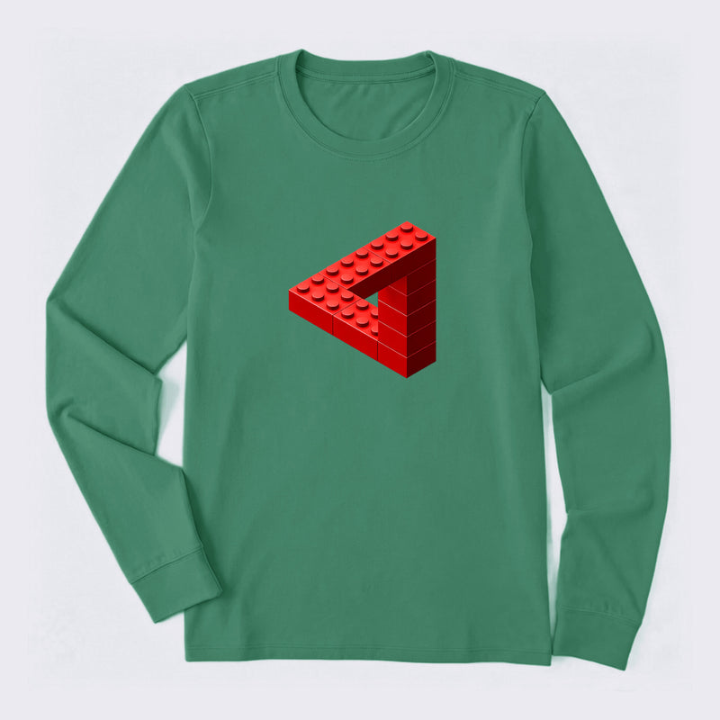 Escher Toy Bricks Long Sleeve T-Shirt