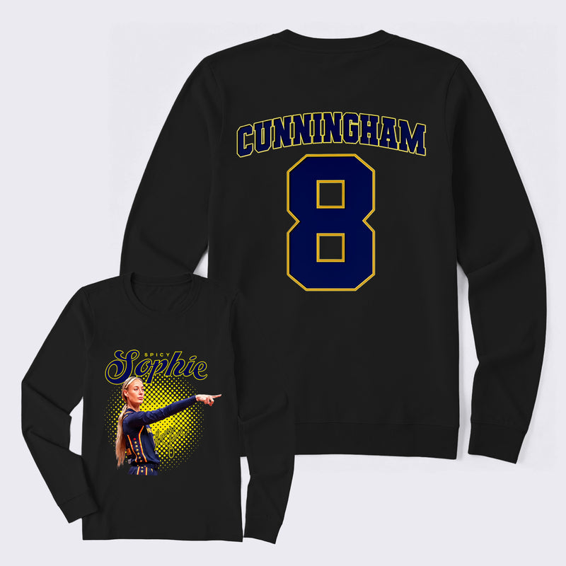 Sophie Cunningham Basketball Fan Gift Vintage Graphic Long Sleeve T-Shirt
