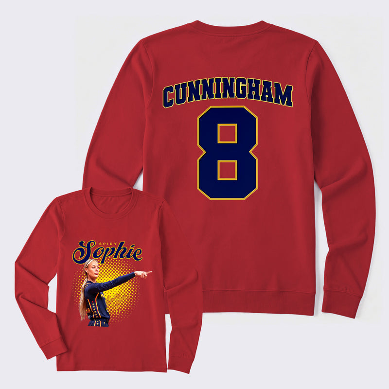 Sophie Cunningham Basketball Fan Gift Vintage Graphic Long Sleeve T-Shirt