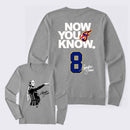 Sophie Cunningham Now You Know Double-Sided Basketball Graphic Long Sleeve T-Shirt