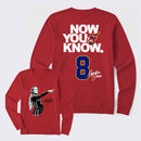 Sophie Cunningham Now You Know Double-Sided Basketball Graphic Long Sleeve T-Shirt