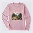 Do Not Pet The Fluffy Cows Yellowstone National Park Long Sleeve T-Shirt
