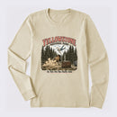 Do Not Pet The Fluffy Cows Yellowstone National Park Long Sleeve T-Shirt